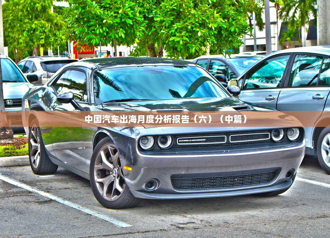 中国汽车出海月度分析报告（六）（中篇）