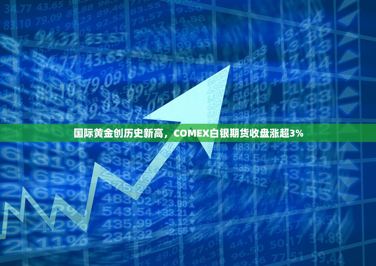 国际黄金创历史新高，COMEX白银期货收盘涨超3%