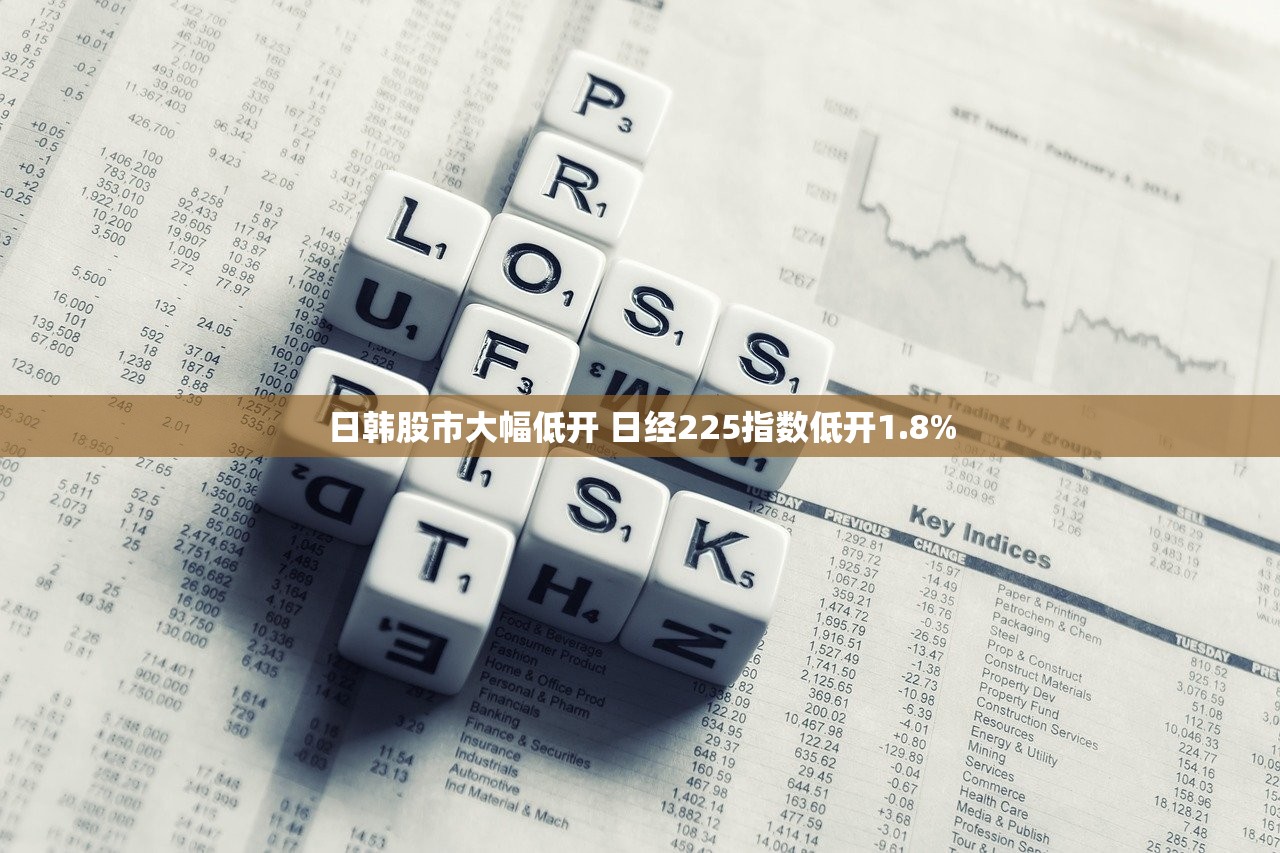 日韩股市大幅低开 日经225指数低开1.8%