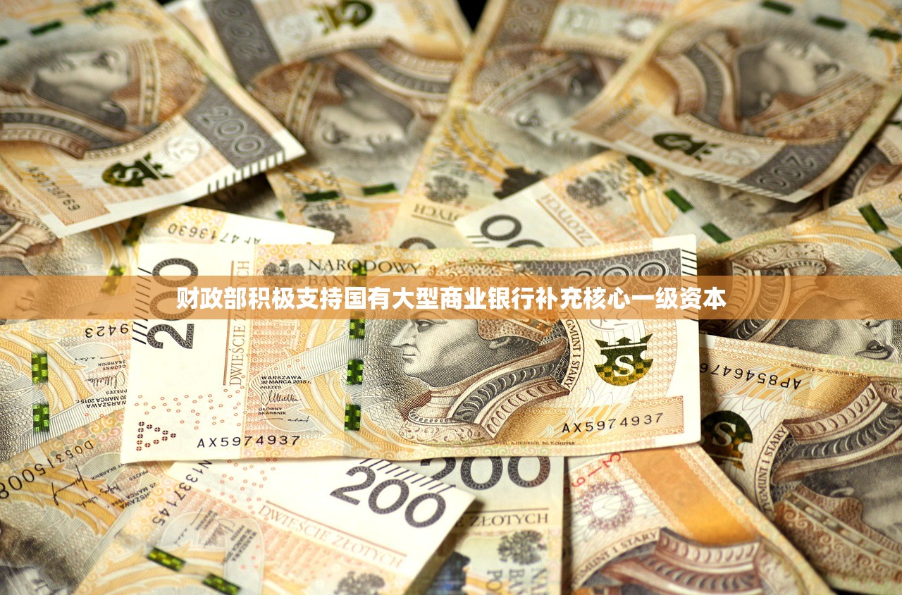 财政部积极支持国有大型商业银行补充核心一级资本