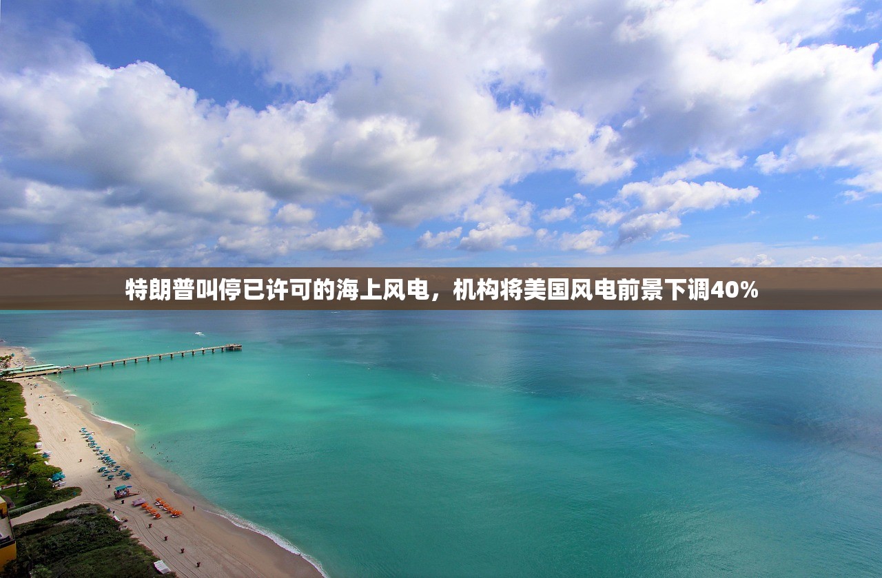 特朗普叫停已许可的海上风电，机构将美国风电前景下调40%