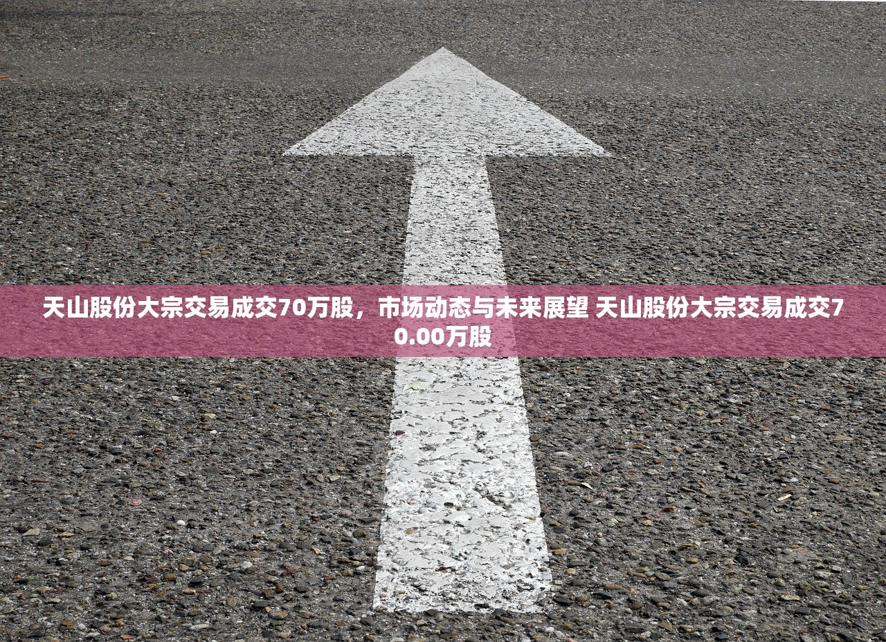 天山股份大宗交易成交70万股,市场动态与未来展望 天山股份大宗交易成交70.00万股 天山股份大宗交易成交70万股,市场动态与未来展望 天山股份大宗交易成交70.00万股