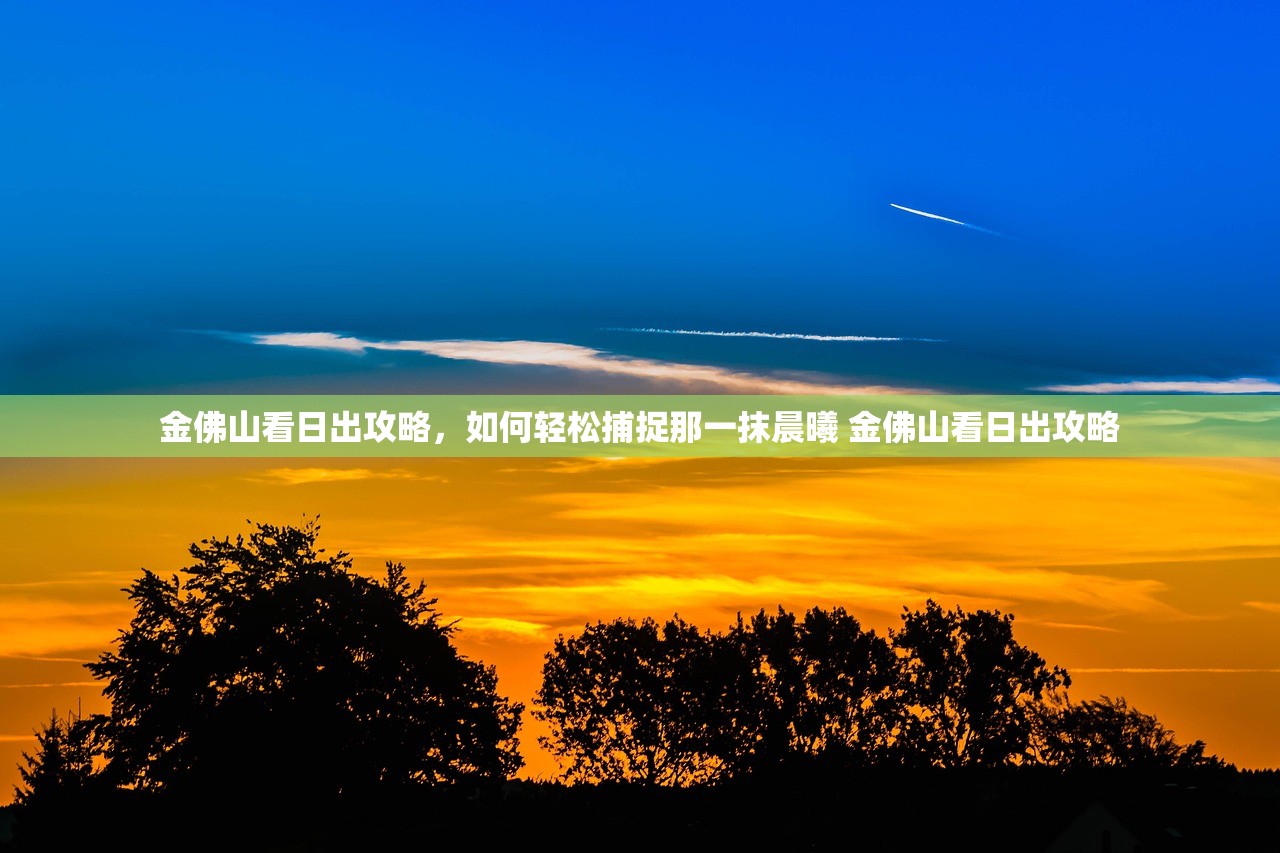 金佛山看日出攻略,如何轻松捕捉那一抹晨曦 金佛山看日出攻略 金佛山看日出攻略,如何轻松捕捉那一抹晨曦 金佛山看日出攻略