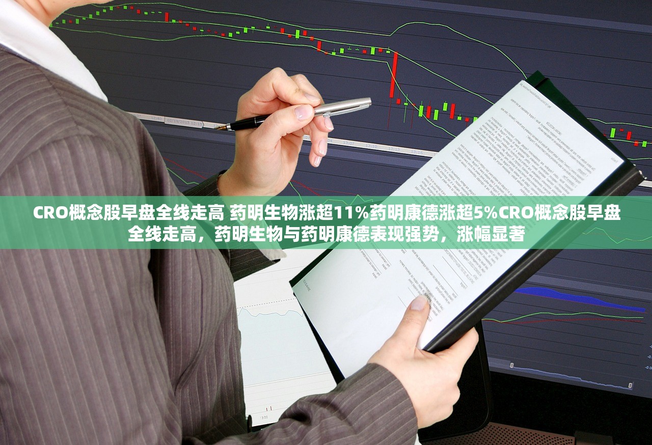 CRO概念股早盘全线走高 药明生物涨超11%药明康德涨超5%CRO概念股早盘全线走高，药明生物与药明康德表现强势，涨幅显著
